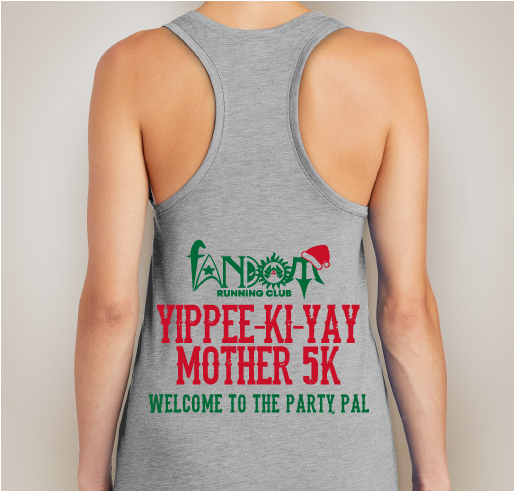 Yippee-Ki-Yay Mother 5K Fundraiser - unisex shirt design - back