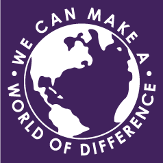 We can make a world of difference shirt design - zoomed