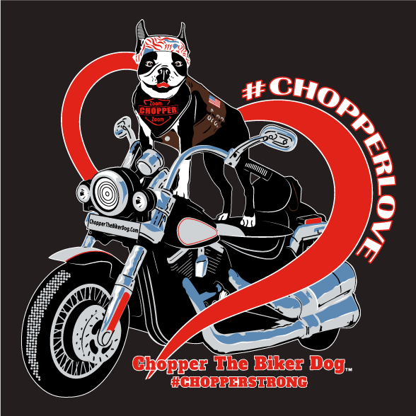 Helping Chopper continue sharing his Chopper Love shirt design - zoomed