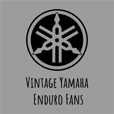 Vintage Yamaha Enduro Fans shirt design - zoomed