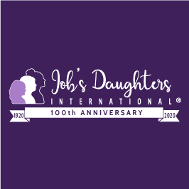 Job's Daughters International 100th Anniversary Holiday shirt design - zoomed