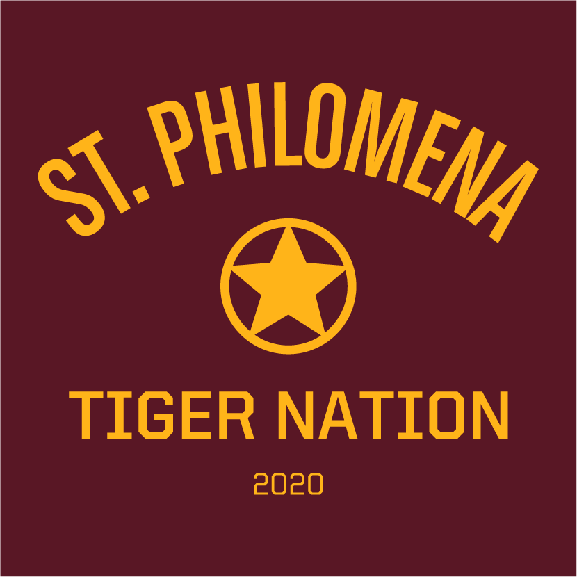 Tiger Nation shirt design - zoomed