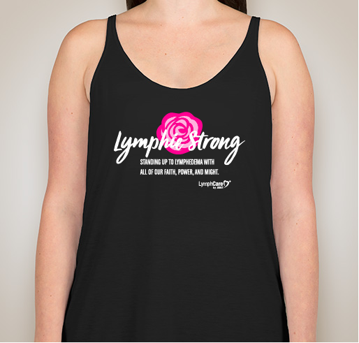 Lymphie Strong Inspiration Group for Lymphedema Fundraiser - unisex shirt design - small