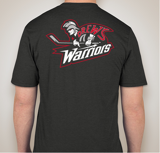 Warriors for Drew Fundraiser - unisex shirt design - back