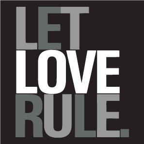 LET LOVE RULE 2021 shirt design - zoomed