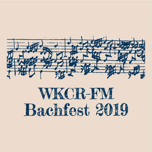 WKCR-FM Bachfest Tote Bag shirt design - zoomed