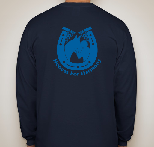 Support Hooves for Harmony! Fundraiser - unisex shirt design - back