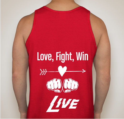 Team Robyn Fundraiser - unisex shirt design - back