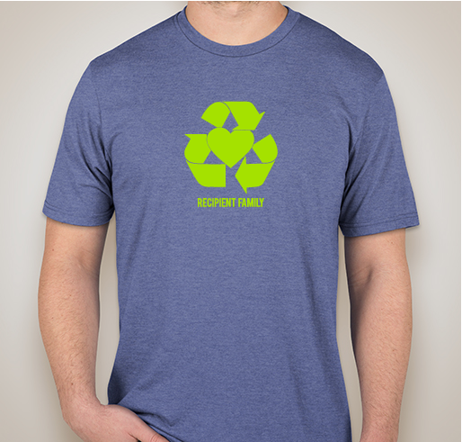 Transplant Tees: Recipient Family Fundraiser - unisex shirt design - front