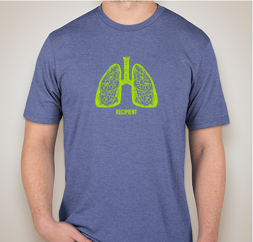 Transplant Tees: Lung Recipient Fundraiser - unisex shirt design - front