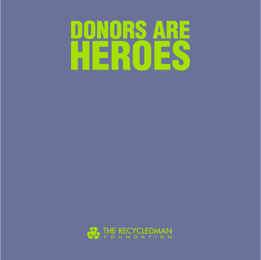 Transplant Tees: Liver Donor shirt design - zoomed