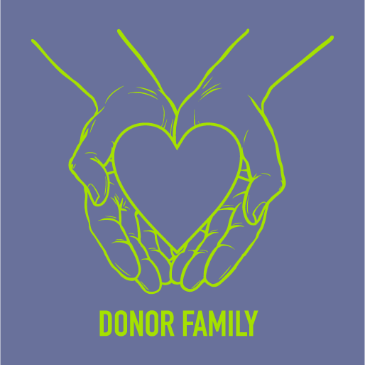 Transplant Tees: Donor Family shirt design - zoomed