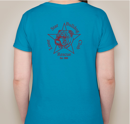 Good News Brewing for Lone Star Bulldog Club Rescue Fundraiser - unisex shirt design - back
