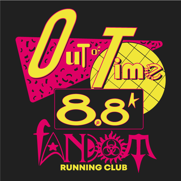FRC Out of Time 8.8k shirt design - zoomed