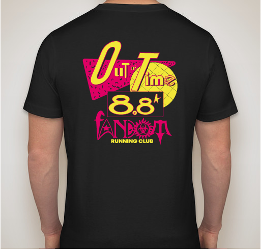FRC Out of Time 8.8k Fundraiser - unisex shirt design - back