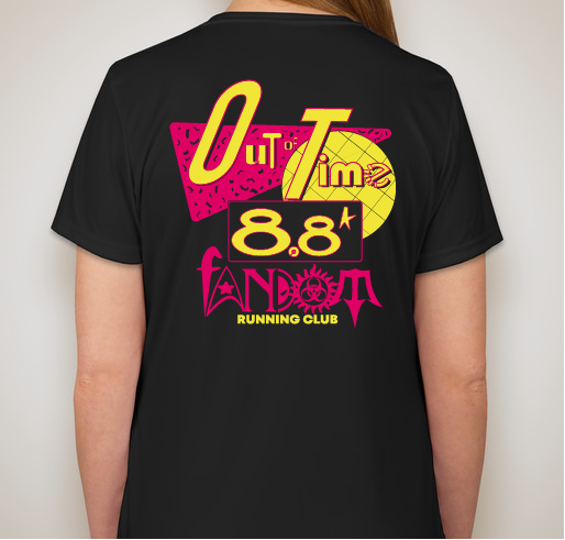 FRC Out of Time 8.8k Fundraiser - unisex shirt design - back