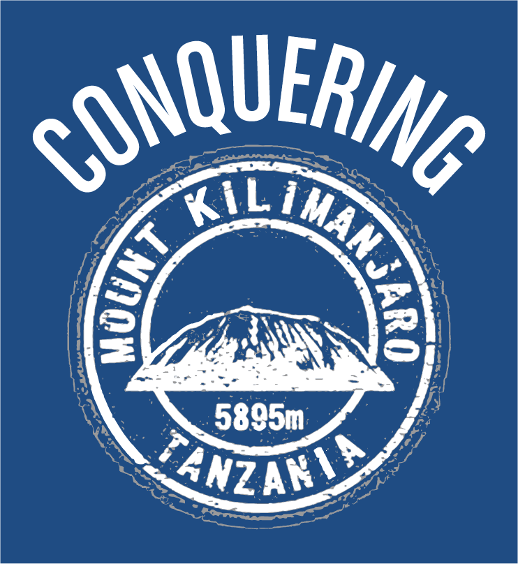 Conquering Kili - Help Support the Special Olympics! shirt design - zoomed