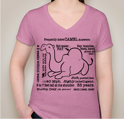 The Camel Answer Shirt Fundraiser - unisex shirt design - front