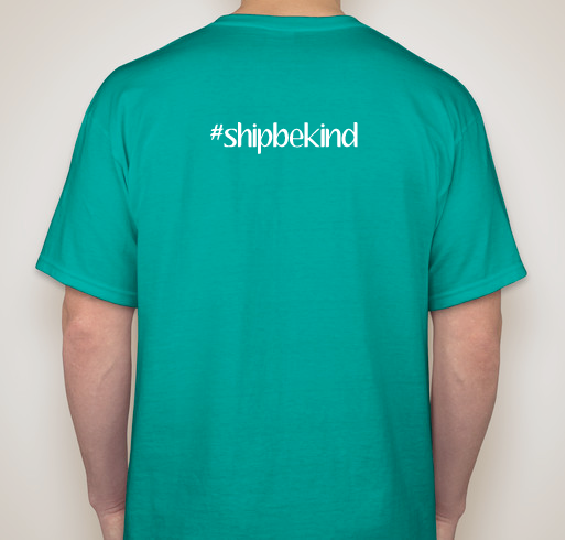 #shipbekind Fundraiser - unisex shirt design - back