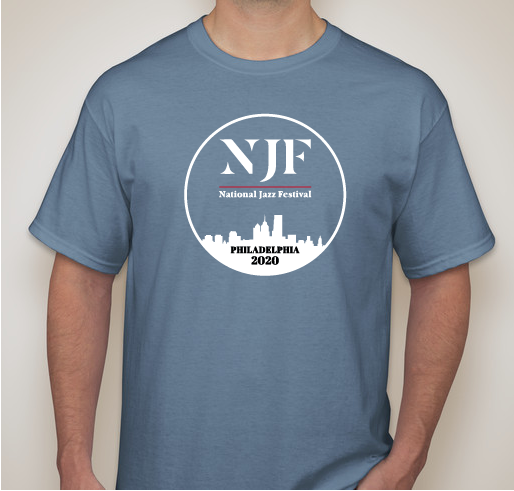 National Jazz Festival Fundraiser - unisex shirt design - front