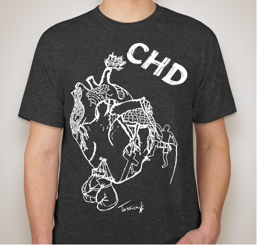 CHD Awareness PERSEVERANCE Fundraiser - unisex shirt design - small