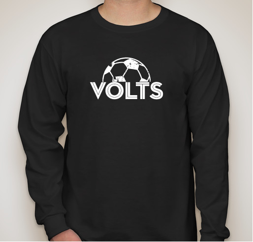 The Vimsia Volt Soccer fundraiser. Providing resources and training for student-athletes in the V.I. Fundraiser - unisex shirt design - front