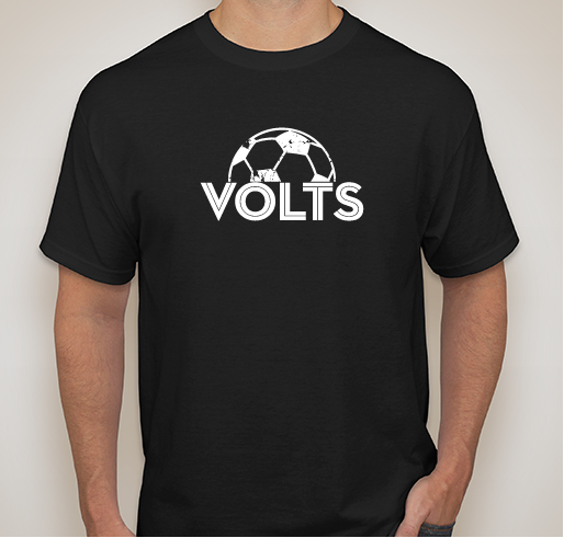 The Vimsia Volt Soccer fundraiser. Providing resources and training for student-athletes in the V.I. Fundraiser - unisex shirt design - front