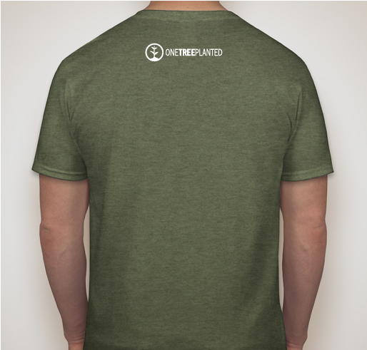 Every T-Shirt plants 1 tree in Australia! Fundraiser - unisex shirt design - back