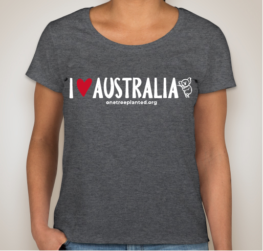 Every T-Shirt plants 1 tree in Australia! Fundraiser - unisex shirt design - front