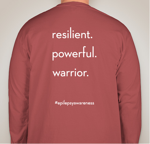 Epilepsy Awareness - Amelia Hopper Fundraiser - unisex shirt design - back