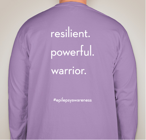 Epilepsy Awareness - Amelia Hopper Fundraiser - unisex shirt design - back