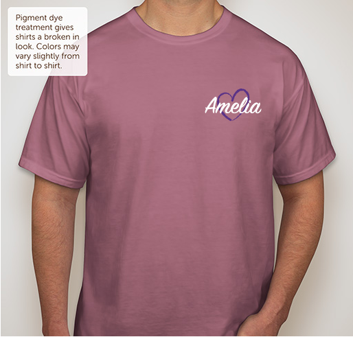 Epilepsy Awareness - Amelia Hopper Fundraiser - unisex shirt design - front