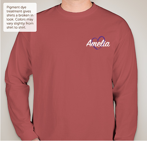 Epilepsy Awareness - Amelia Hopper Fundraiser - unisex shirt design - front