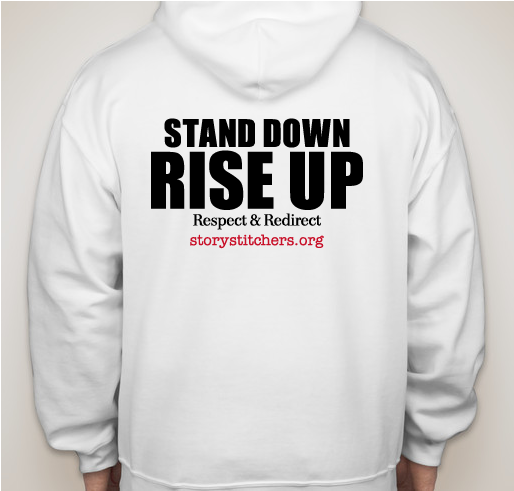 STAND DOWN RISE UP Fundraiser - unisex shirt design - back
