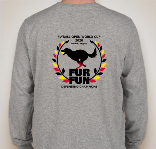 Fur Fun FOWC - Belgium Fundraiser - unisex shirt design - back