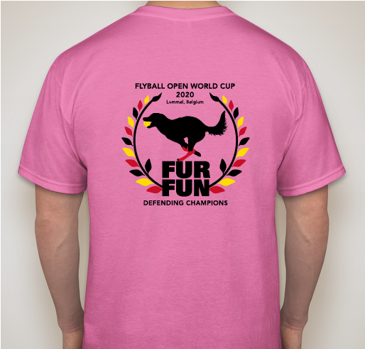 Fur Fun FOWC - Belgium Fundraiser - unisex shirt design - back