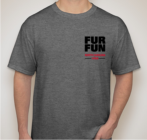 Fur Fun FOWC - Belgium Fundraiser - unisex shirt design - front