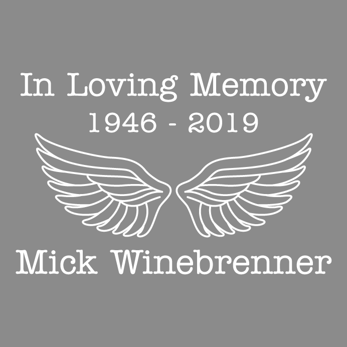Mick Winebrenner Memorial T-Shirt Sale shirt design - zoomed