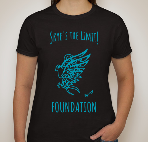 Anniversary Celebration.... Skye's the Limit! Foundation, Spreading Our Wings Fundraiser - unisex shirt design - front