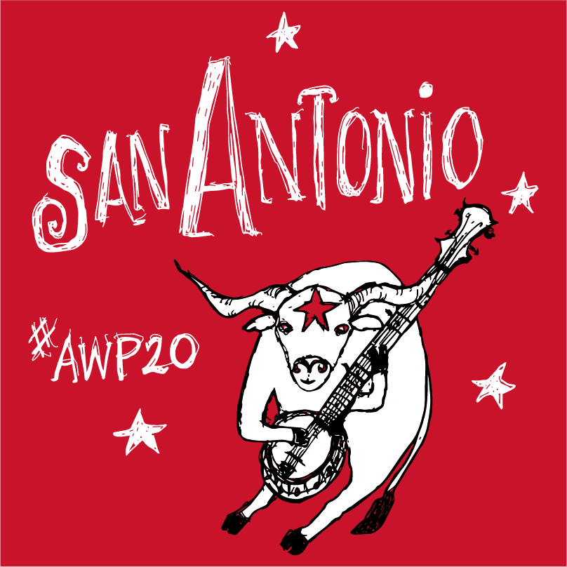 #AWP20 - Lone Star Longhorn shirt design - zoomed