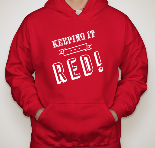 Keeping it Red w/ new logo Fundraiser - unisex shirt design - front