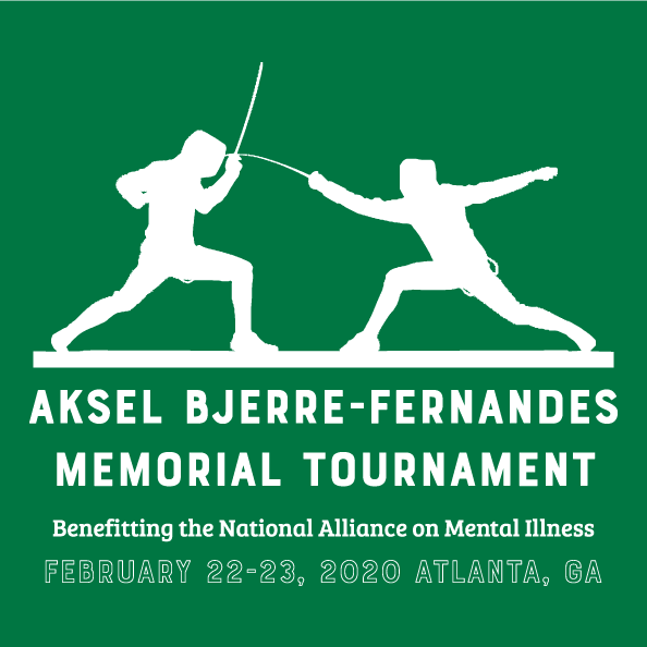Collegiate Memorial Tournament, in honor of Aksel Bjerre-Fernandes shirt design - zoomed