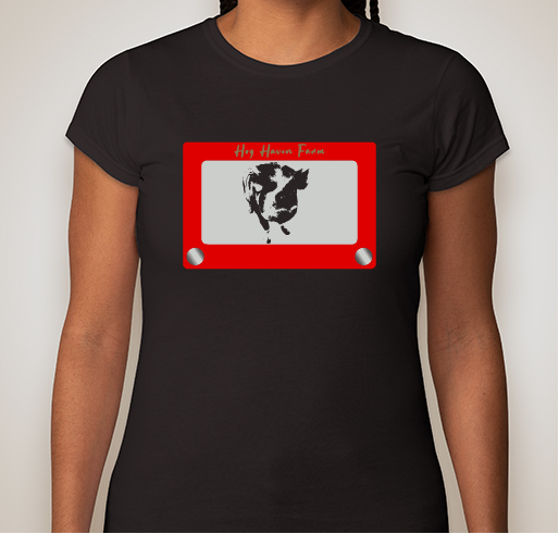 Hog Haven Farm Horace Etch-a-Sketch Fundraiser - unisex shirt design - front