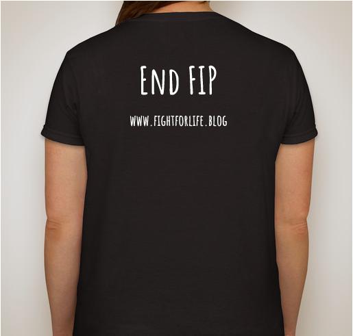 Funding treatment for shelter cats with FIP Fundraiser - unisex shirt design - back