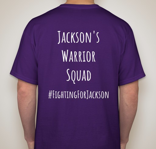 Fighting For Jackson - Epilepsy Awareness 2020 Fundraiser - unisex shirt design - back