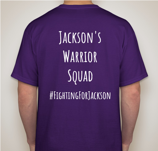 Fighting For Jackson - Epilepsy Awareness 2020 Fundraiser - unisex shirt design - back