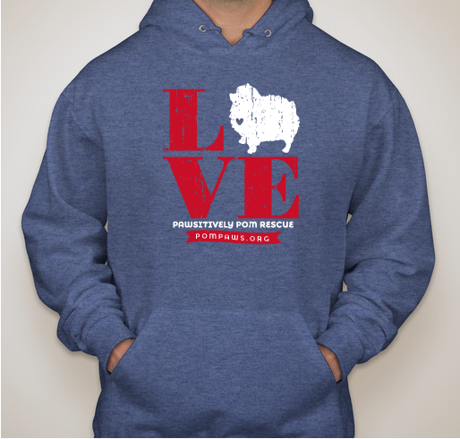 LOVE POMS Fundraiser - unisex shirt design - front