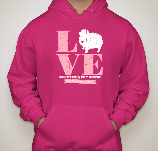 LOVE POMS Fundraiser - unisex shirt design - front