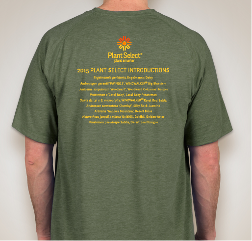 Plant Select's Spring 2020 T-Shirt Campaign- Engelmann's Daisy! Fundraiser - unisex shirt design - back