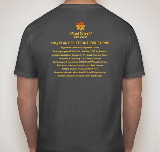 Plant Select's Spring 2020 T-Shirt Campaign- Engelmann's Daisy! Fundraiser - unisex shirt design - back